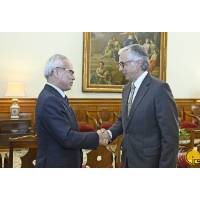 行政长官岑浩辉拜会葡萄牙议会议长阿吉亚尔-布兰科