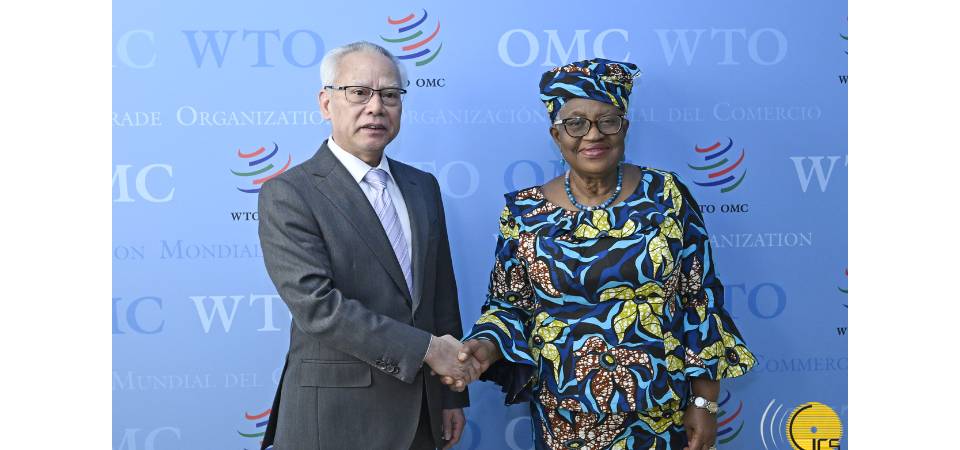 行政長官岑浩輝與世界貿易組織總幹事伊維拉會面