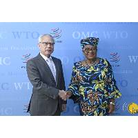 行政長官岑浩輝與世界貿易組織總幹事伊維拉會面