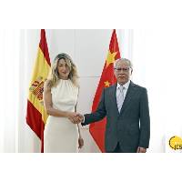 行政長官岑浩輝拜會西班牙第二副首相佩雷斯