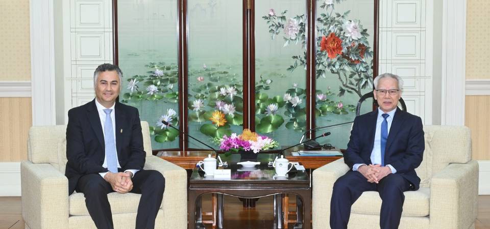 行政長官岑浩輝與葡萄牙教育、科學和創新部長費爾南多·亞歷山大（Fernando Alexandre）會面