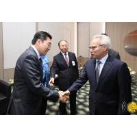 行政長官岑浩輝與馬來西亞投資、貿易及工業部副部長沈志勤一同會見隨團企業家代表